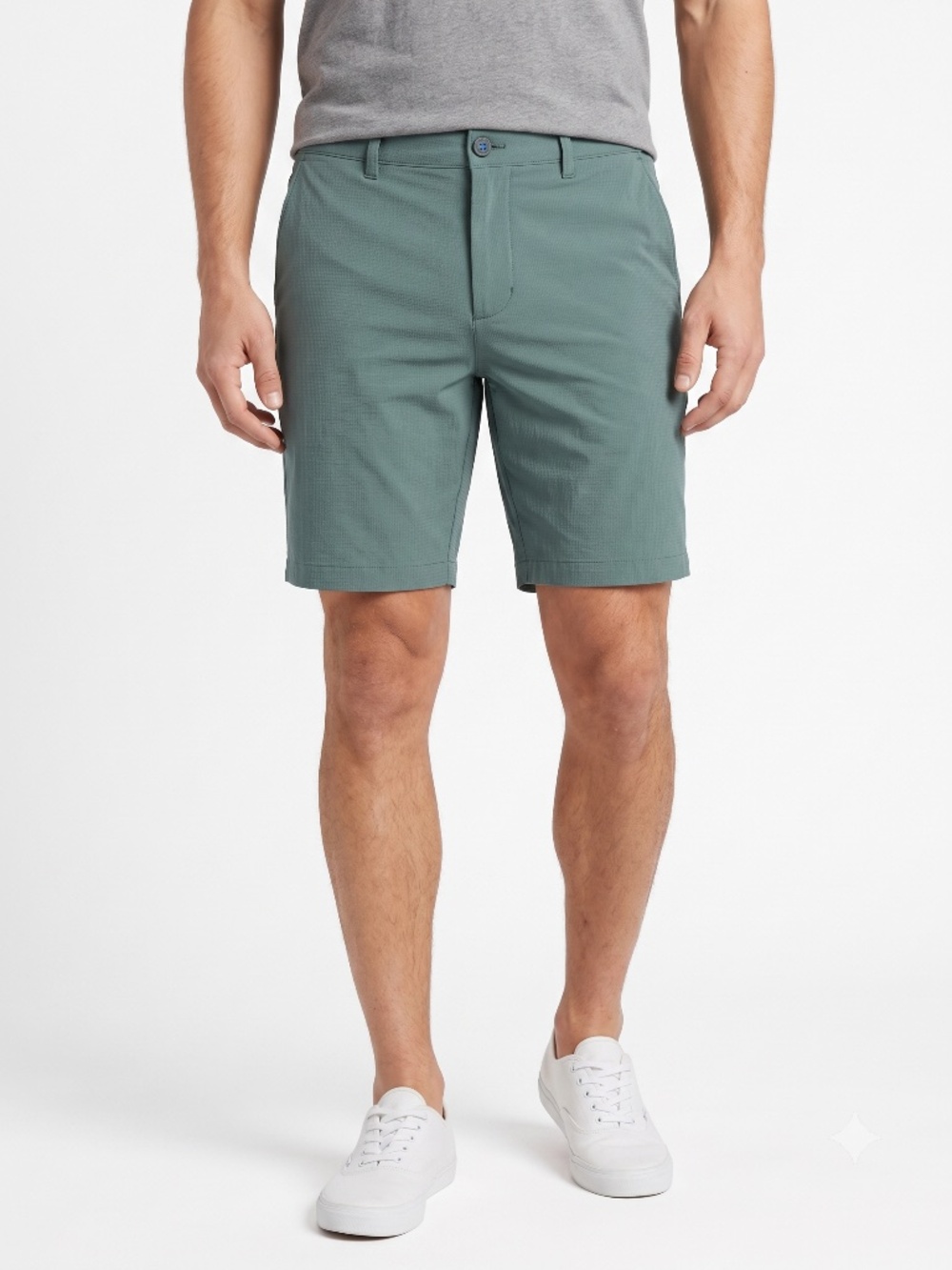 Tommy Bahama Men's Performance Shorts Size 35 Green Marlin Logo Stretch 35x8
